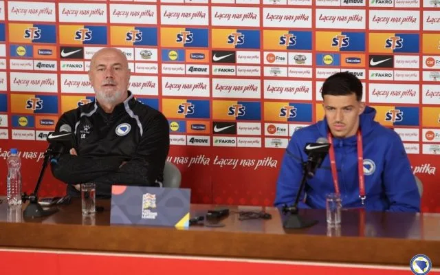 Barbarez i Muharemović uoči utakmice sa Poljskom