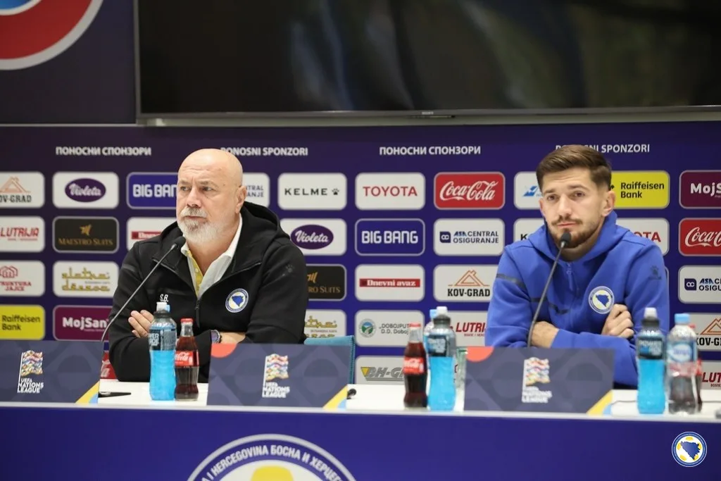 Barbarez i Gigović pred utakmicu sa Poljskom
