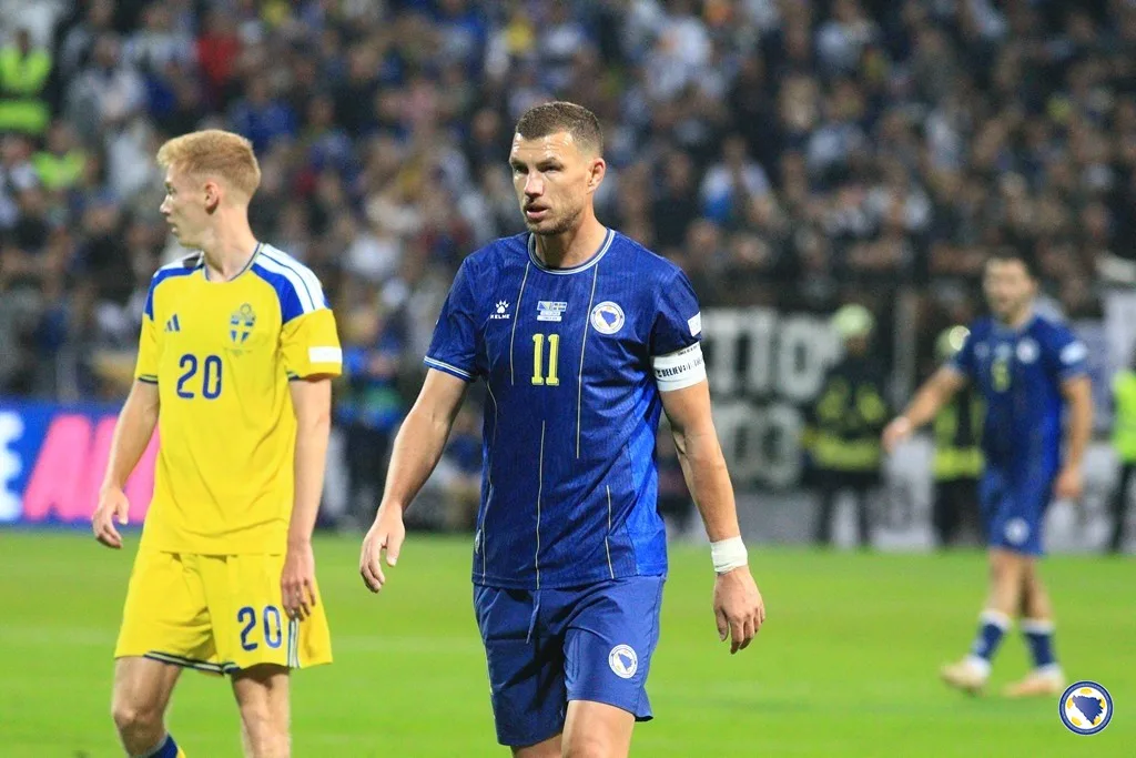 Remi sa Švedskom na oproštaju Edina Džeke